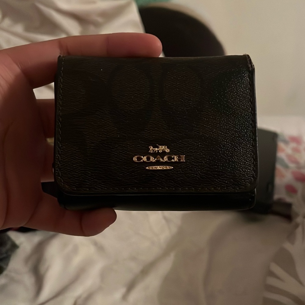 Brown coach wallet